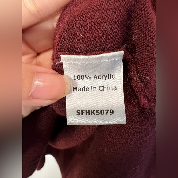 Market & Spruce Purple Pullover Sweater Size Medium - Picture 8 of 9